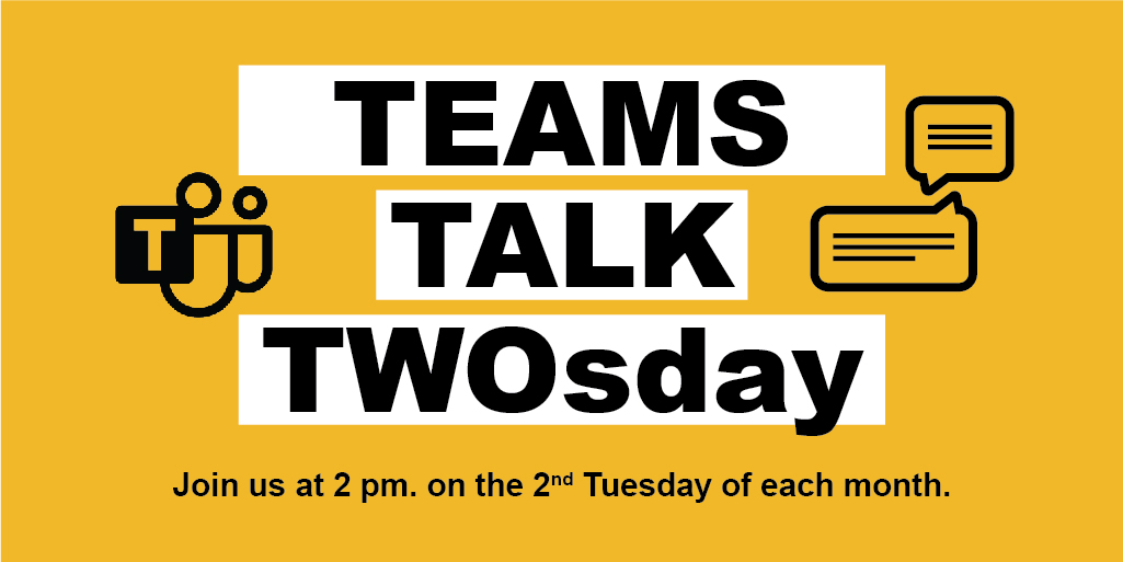 Teams Talk Tuesday