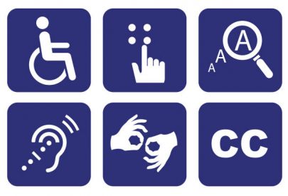 Accessibility icon set, Accessibility concept