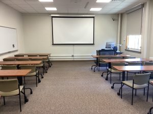 View of classroom.