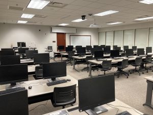 View of the classroom. 