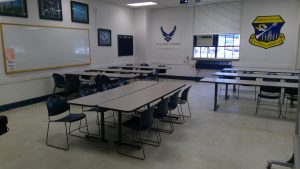 View of the classroom. 