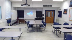 View of the classroom. 