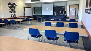 View of the classroom. 