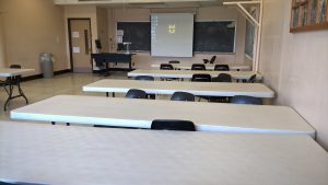 View of the classroom. 