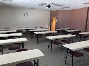 View of the classroom. 