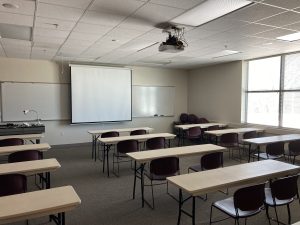 View of the classroom. 