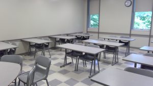 View of the classroom. 