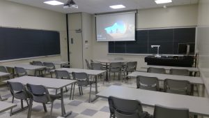 View of the classroom. 