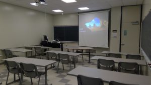 View of the classroom. 