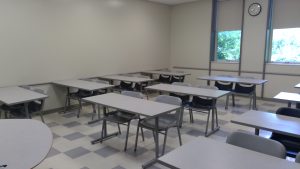 View of the classroom. 