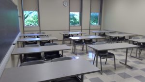 View of the classroom. 