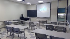 View of the classroom. 