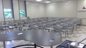 View of the classroom. 