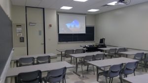 View of the classroom. 