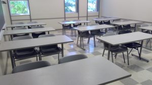 View of the classroom. 