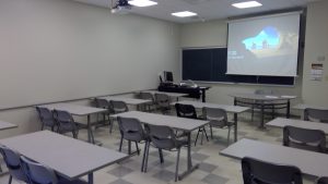 View of the classroom. 