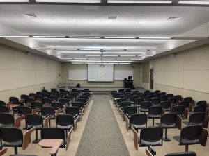 View of the classroom.