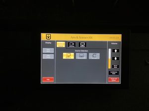 Instructor panel in room