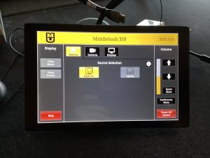 Middlebush 310 touchpanel