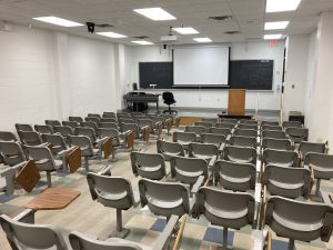 View of classroom.