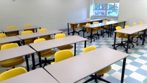 View of classroom.