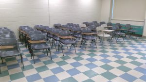 View of the classroom. 