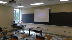 View of the classroom. 