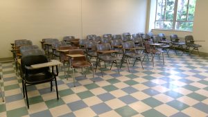 View of the classroom. 