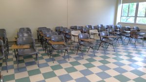 View of the classroom. 