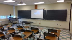 View of the classroom. 