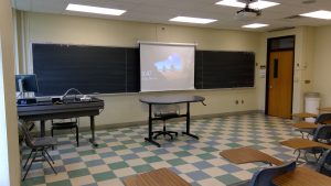 View of the classroom. 