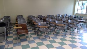 View of the classroom. 