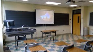 View of the classroom. 