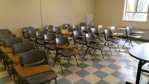 View of the classroom. 