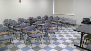 View of the classroom. 