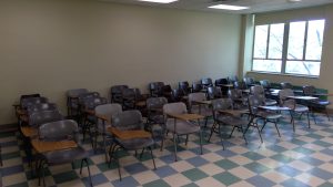 View of the classroom. 