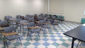 View of the classroom. 