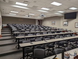 View of the classroom. 