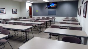 View of the classroom. 