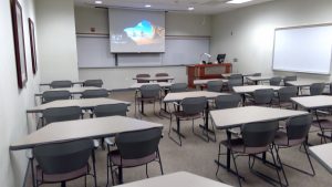 View of the classroom. 