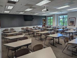 View of the classroom. 