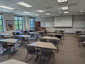 View of the classroom. 