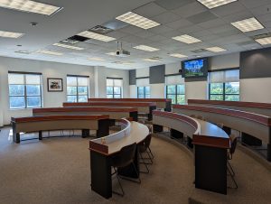 View of the classroom. 