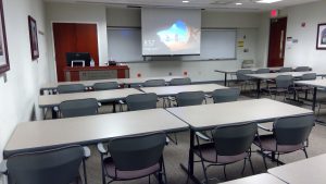 View of the classroom. 