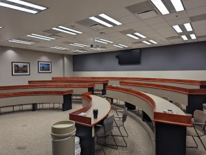 View of the classroom. 