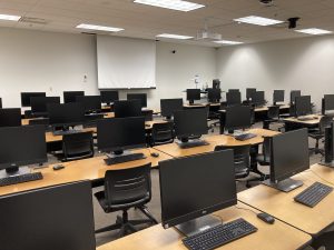 View of the classroom. 