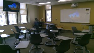 View of the classroom. 