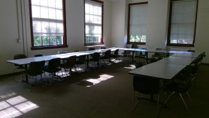 View of the classroom. 