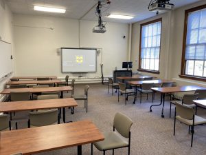 View of the classroom. 