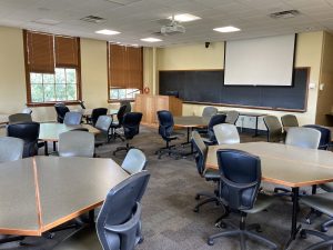 View of the classroom. 